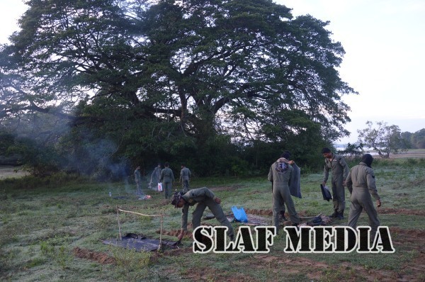 The aircrew water
survival and jungle survival training programme No 10-15 commenced on 29
Sep 15 at SLAF Station Ampara.